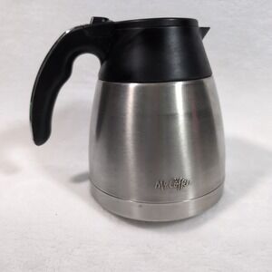 Mr Coffee Thermal Carafe Replacement Silver Black Stainless Steel 10 Cup Pot
